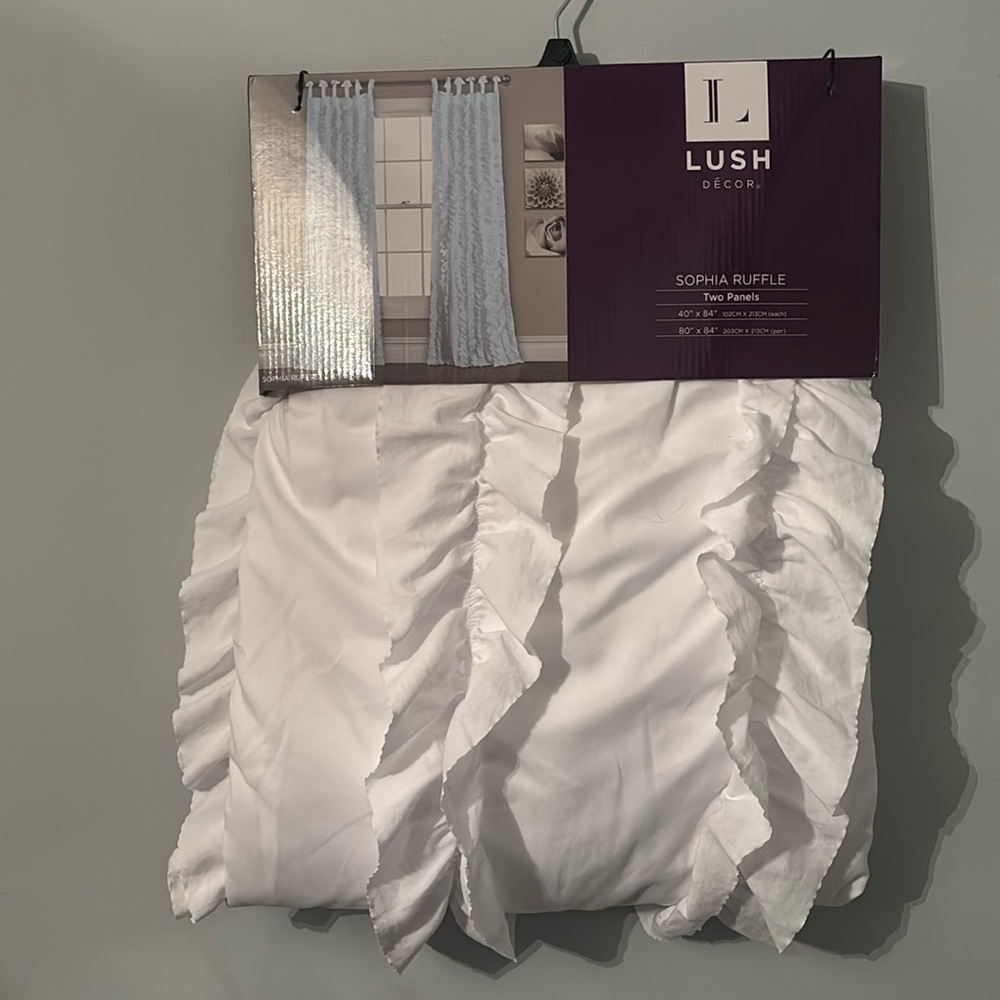 Lush decor Sophia Ruffle curtains